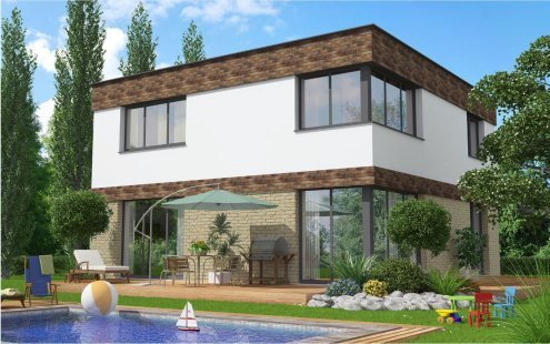 Искусственный камень плоский White Hills Йоркшир 405-20 бежевый рис 2