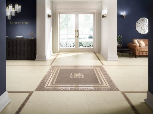 Керамогранит Kerama Marazzi Орсэ коричневый лаппатированная 402х402х8мм декор ковер центр HGD/A110/SG1596L рис 3
