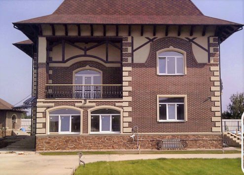 Искусственный камень плоский White Hills Рока 613-40 коричневый рис 2