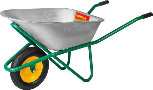 Тачка GRINDA строительная, 90 л, грузоподъемность 200 кг, арт.422392_z01 рис 1