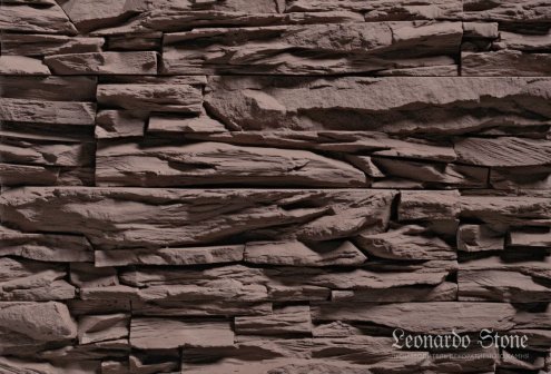 Искусственный камень плоский Leonardo Stone Шампань 709 коричневый рис 1