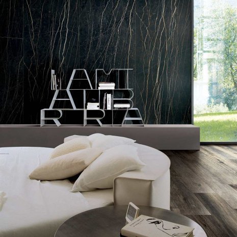 Керамогранит Rex Ceramiche Prexious of Rex Thund Night Glo полированная 2400х1200х6мм рядовая плитка 756286 рис 2