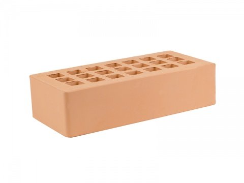 Кирпич керамический ЖКЗ М150-200 персиковый 1 NF гладкая рис 4