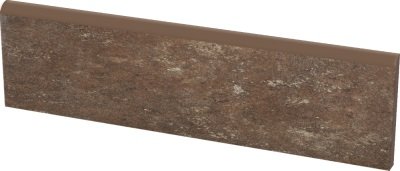 Клинкерная плитка Paradyz Ilario цвет: Brown, поверхность: Структурная размер: 81х300х11мм цоколь прямой рис 1