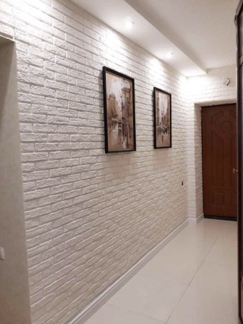 Искусственный камень плоский Eco Stone Сиэтл 00 белый рис 3