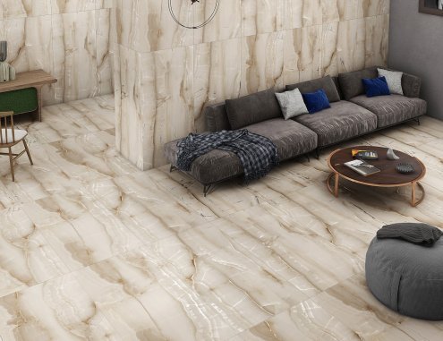 Керамогранит Empero Wave Beige Carving бежевый матовый 1200х600х9 мм 01-00009402 рис 2