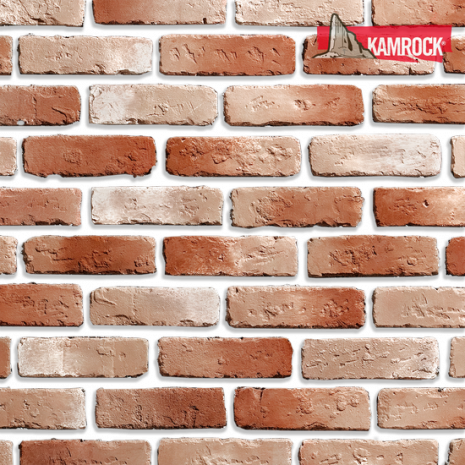 Искусственный камень угловой Kamrock Античный кирпич 33272 красный рис 1