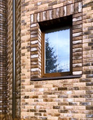 Искусственный камень плоский Leonardo Stone Лион 402 коричневый рис 4