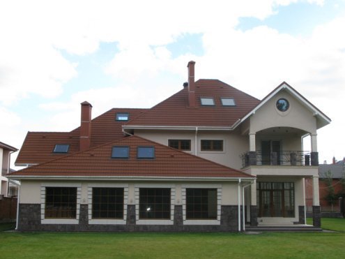 Композитная черепица гонт Metrotile MetroBond бургундия с посыпкой 1330х410 мм рис 2