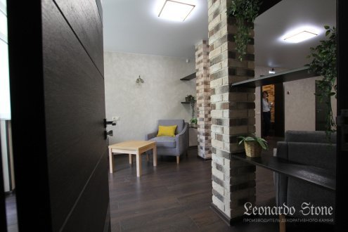 Гипсовая плитка плоская Leonardo Stone Орли 333 коричневый рис 4