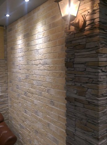 Искусственный камень плоский Leonardo Stone Орли 052 бежевый рис 4