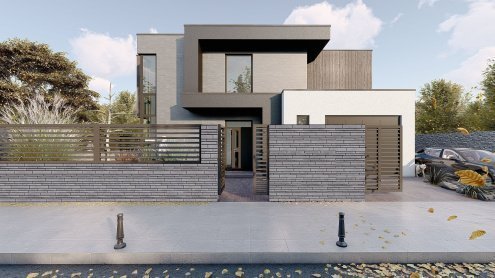 Искусственный камень плоский Atlas Stone Клинкер микс 519 серый рис 3