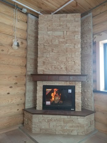 Искусственный камень плоский Atlas Stone Скала 028 серый рис 4