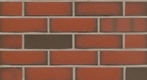 Клинкерная плитка Feldhaus Klinker Classic R303LDF14 ardor liso 290х52х14 мм плоский элемент рис 1