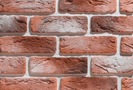 Искусственный камень плоский Leonardo Stone Руан 490 красный рис 1