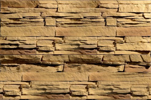 Искусственный камень угловой Eco Stone Вислер 15-05 желтый рис 1