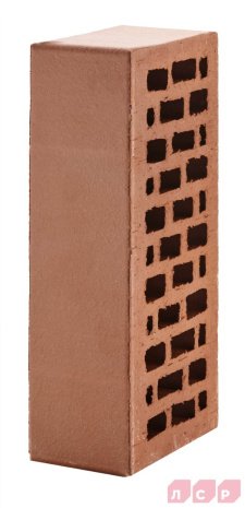 Кирпич керамический ЛСР М150 коричневый 1 NF гладкий рис 3