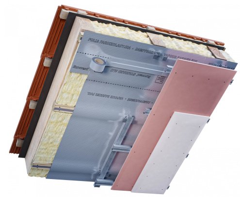 Пароизоляционная мембрана Eurovent Standard Alu 130 г/м2 50х1,5 м серебристый рис 2