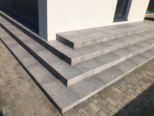 Керамогранит Ocean Ceramic Iran Arion Gray Dark матовая 597х597х20 мм рядовая плитка IRN000041 рис 2