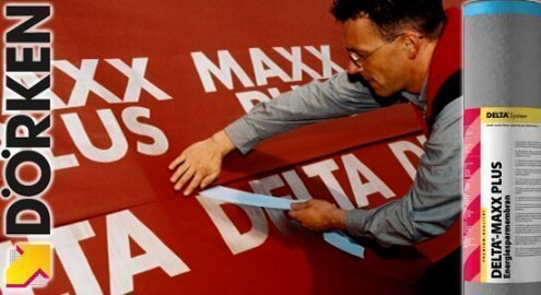Гидроизоляционная пленка DELTA-MAXX PLUS 1,5м.х50м. рис 4