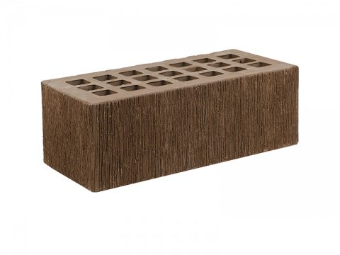 Кирпич керамический ЖКЗ М150-200 темно-коричневый 1,4 NF бархат рис 1