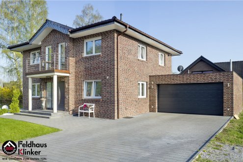 Клинкерная плитка Feldhaus Klinker Sintra R663NF14 cerasi nelino 240х71х14 мм плоский элемент рис 3