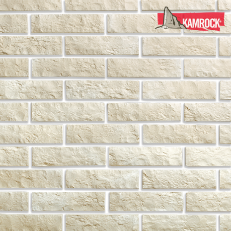 Искусственный камень плоский Kamrock Доломитовая стена 02330 бежевый рис 1