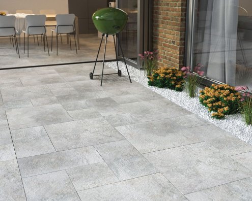 Керамогранит Paradyz Burlington Silver структурированная 600х600х20мм рядовая плитка - рис 2