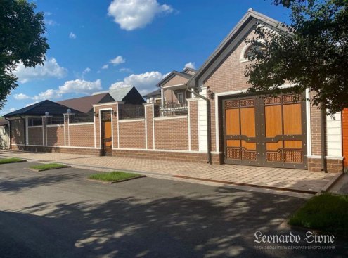 Искусственный камень плоский Leonardo Stone Турин 370/длина 29,3см коричневый рис 4