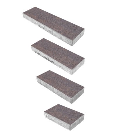 Тротуарная плитка Выбор Стоунвуд Премиум венге частичный прокрас 350/450/550/650х190х60 мм рис 2