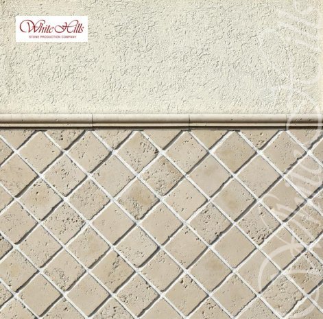 Искусственный камень плоский White Hills Тоскана 565-10 бежевый рис 2