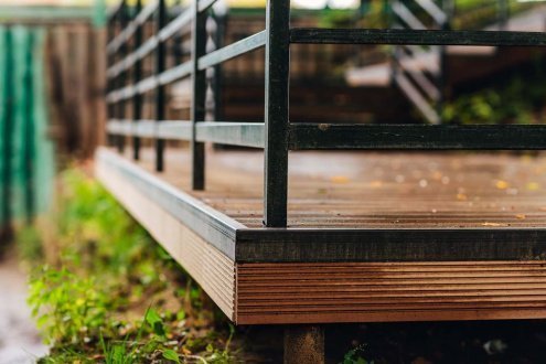 Торцевая планка "Terradeck", размер: 135х9х3000мм, цвет: коричневый рис 3