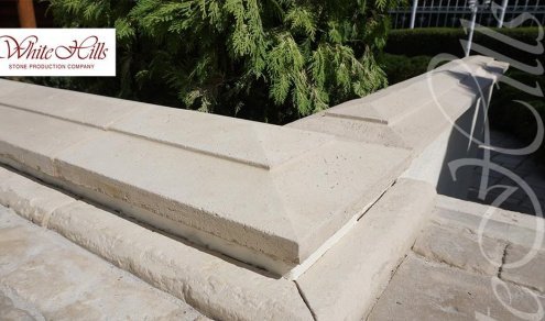 Накрывочная плита White Hills (Вайт Хилс) "Тиволи" трехскатная, размер: 500х320х30-83мм цвет: 912-10 рис 3