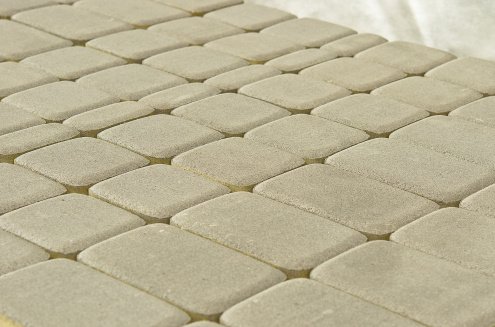 Тротуарная плитка Braer Standart Классико песочный частичный прокрас 57/115/172х115х60 мм рис 1
