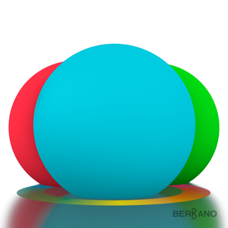Шар Berkano Orby 100, размер:100x100x90см, подсветка LED RGB, E27, IP68, арт.210_003_03_105 рис 1