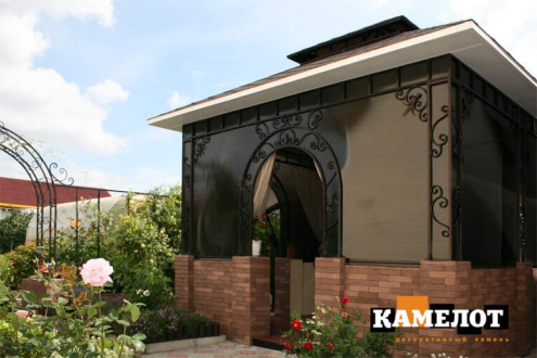 Искусственный камень угловой Камелот Манхэттен 2011 коричневый рис 6