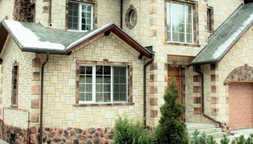 Искусственный камень плоский White Hills Бремар 485-10 бежевый рис 3