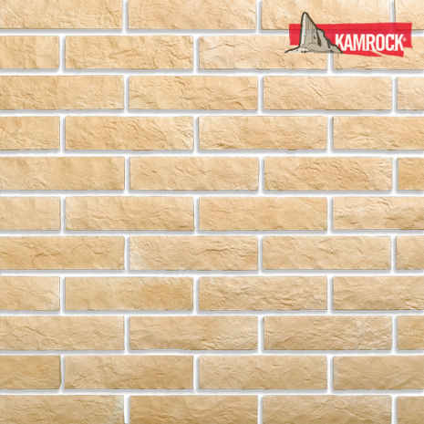 Искусственный камень плоский Kamrock Доломитовая стена 02380 бежевый рис 1