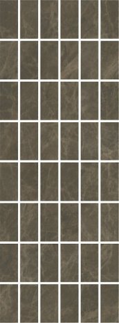 Керамическая плитка Kerama Marazzi Лирия темно-коричневый глянцевая 400х150х8мм декор мозаичный MM15139 рис 1