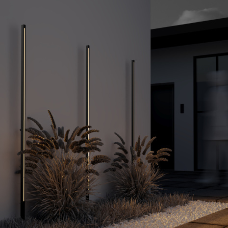 Светильник ландшафтный Maytoni Pole 24Вт 3000К IP65 1600х25х25 рис 4