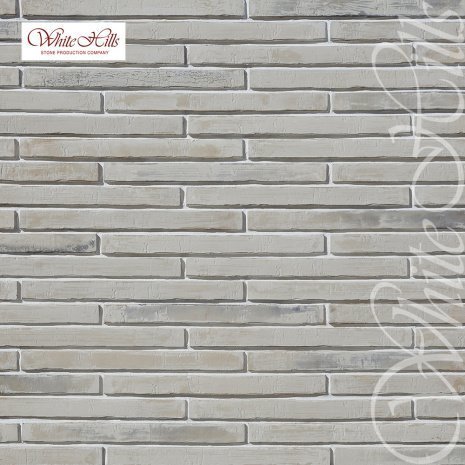 Искусственный камень угловой White Hills Дюрен Брик 689-15 серый рис 1