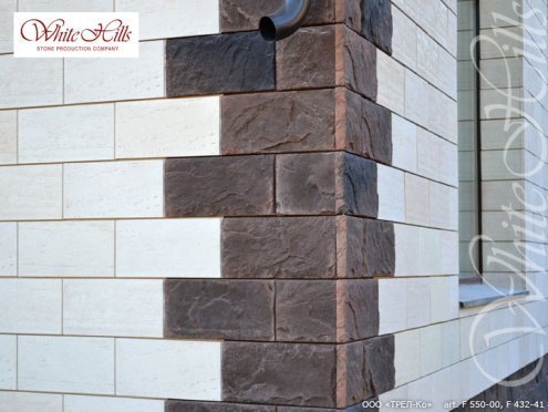 Искусственный камень для НФС White Hills "Шеффилд" арт.F432-40, размер: 20х10см, плоский элемент рис 5