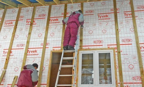 Гидро-ветроизоляция Tyvek Housewrap 50 м х 1,5 м рис 4