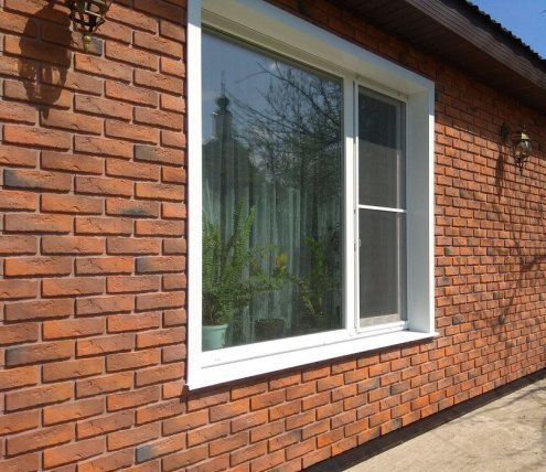 Искусственный камень плоский White Hills Кельн Брик 320-50 красный рис 2