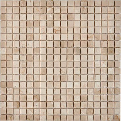 Мозаика из мрамора Caramelle Mosaic Natural Stone Бежевый полированная 305х305х4 мм мозаика 76052 рис 1