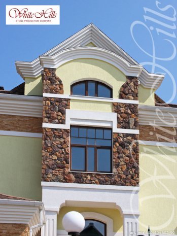 Искусственный камень плоский White Hills Рутланд 600-40 коричневый рис 3