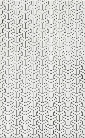 Керамическая плитка Kerama Marazzi Ломбардиа белый матовая 400х250х8мм декор HGD/A371/6397 рис 1
