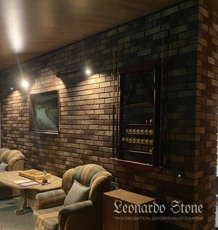 Искусственный камень плоский Leonardo Stone Нью-Йорк 103 коричневый рис 2