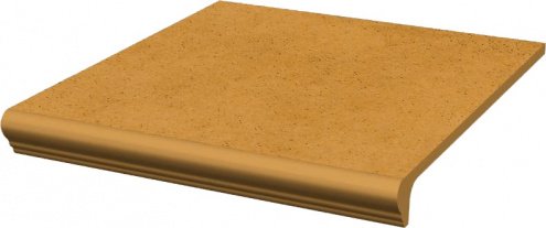 Клинкерная плитка Paradyz Aquarius beige глазурованная 300х330х11мм ступень простая с капиносом 246029 рис 1