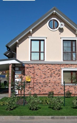 Искусственный камень плоский White Hills Брюгге Брик 316-50 красный рис 2